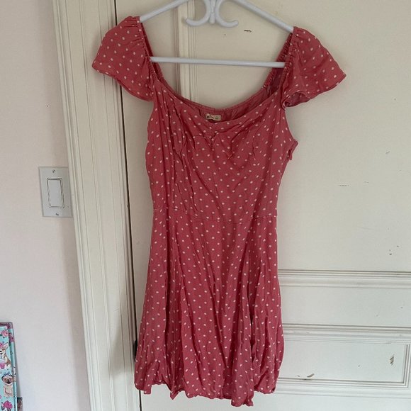 Hollister Pink Mini Dress with White Stars - Picture 5 of 6